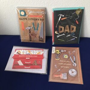 Father’s Day Greeting Cards 4pc. Set